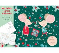 Mes belles cartes à décorer - Joyeuses fêtes !
