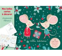 Mes belles cartes à décorer - Joyeuses fêtes !