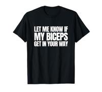Mes Biceps Vous barrent la Route, entraînement drôle, mème, Gym, Rat, Raunchy T-Shirt