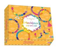 Mes bijoux Arc-en-ciel - coffret avec accessoires - + perles + breloque + pompon + fermo - Laetitia Lazerges - Deux Coqs D'or - Jeux livres objets