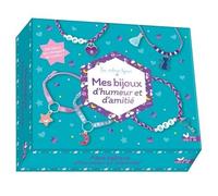 Mes Bijoux D'humeur Et D'amitié - Coffret Avec 1 Pompon, Des Perles, 5 Breloques Qui Changent De Couleur, 3 Fils De Jade, 2 Anneaux Argentés, 2 Rubans