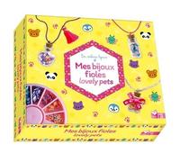 Mes Bijoux Fioles Lovely Pets - Coffret Avec Une Roue Avec 12 Modèles De Petits Animaux, Une Pince, Des Fioles, Une Chaîne Microbille, Un Ruban, Un Pompon, Des Fils Colorés