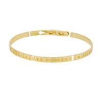 Mes-bijoux.fr BRACELET JONC en laiton Doré - Message : MERVEILLEUSE DE MÈRE EN FILLE