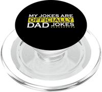 Mes blagues sont Officiellement Papa blagues fête des pères PopSockets PopGrip pour MagSafe