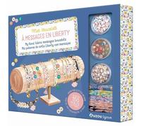 Ma boite a bijoux - mes bracelets a messages en liberty - 6 bracelets + 150 perle - Shiilia - Auzou Philippe Eds - Jeux livres objets