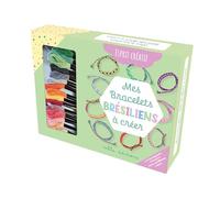 Mes bracelets brésiliens à créer (coffret): Un livret explicatif et des fils de différentes couleurs