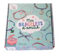 Fleurus Bracelets d'amitié Mes bracelets d'amitié – 24 m fil coton, 4 breloques