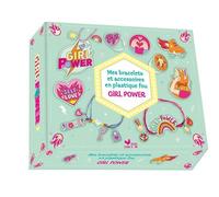 Mes bracelets et accessoires Girl power en plastique fou - coffret avec accessoires - Cokiyette - Deux Coqs D'or - Coffret - Jeux livres objets