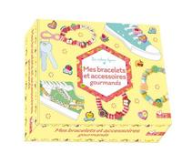 Mes bracelets et accessoires gourmands - coffret avec accessoires - Laëtitia Lazerges - Deux Coqs D'or - Coffret - Jeux livres objets