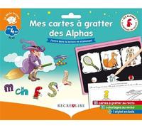 Mes cartes à gratter des alphas - Claude Huguenin - Recrealire - broché - Agenda