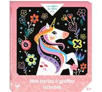 Deux Coqs d'Or – Cartes à gratter – Mes cartes à gratter licornes – Mini boîte avec accessoires
