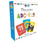 Mes cartes à toucher ABC et 123 - Livre avec 40 cartes - Kim Huynh - Petits Genies - Jeux livres objets