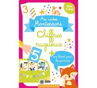 Mes cartes Montessori : Chiffres rugueux