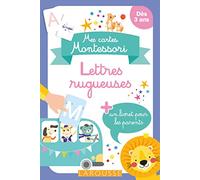 Mes cartes Montessori : Lettres rugueuses