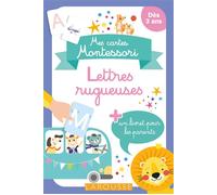 Mes cartes Montessori : Lettres rugueuses