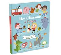 Mes chansons à l'infini - Livre sonore et d'éveil avec prise USB-C - Bébé dès 1 an - Livre sonore USB - Livre sonore rechargeable sans pile