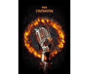 mes CHANSONS: Cahier vierge et ligné dédié à l'écriture des textes de vos chansons. Cahier au format 17/25 cm et contient 100 pages. Couverture finition brillante.
