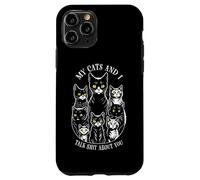 Mes Chats et Moi parlons de toi ! Amoureux et propriétaire de Chats Coque pour iPhone 11 Pro