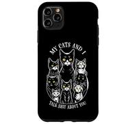 Mes Chats et Moi parlons de toi ! Amoureux et propriétaire de Chats Coque pour iPhone 11 Pro Max