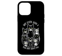 Mes Chats et Moi parlons de toi ! Amoureux et propriétaire de Chats Coque pour iPhone 12 Mini