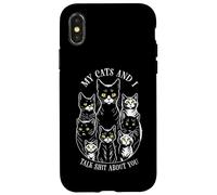 Mes Chats et Moi parlons de toi ! Amoureux et propriétaire de Chats Coque pour iPhone X/XS