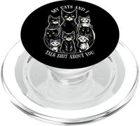 Mes Chats et Moi parlons de toi ! Amoureux et propriétaire de Chats PopSockets PopGrip pour MagSafe