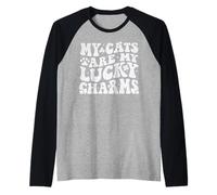 Mes Chats sont Porte-Bonheur Humour Irlandais pour la Manche Raglan