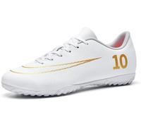 Mes Chaussures De Football Garçons Chaussures De Football Professio Athletics Football Traiers Outdoor Soccer, 21 White, 4 UK