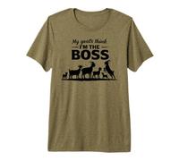 Mes chèvres pensent Que Je suis Le Patron T-Shirt Haut de Gamme