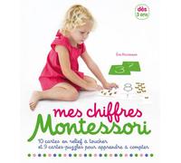 Mes chiffres Montessori 10 cartes en relief à toucher et 9 cartes-puzzles pour apprendre à compter - Eve Herrmann - Nathan - Boîte ou accessoire - Scolaire / Universitaire