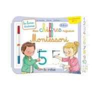 Mes Chiffres Rugueux Montessori - Avec 1 Feutre Effaçable 2 Couleurs