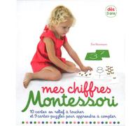 Mes chiffres Montessori 10 cartes en relief à toucher et 9 cartes-puzzles pour apprendre à compter - Eve Herrmann - Nathan - Boîte ou accessoire - Scolaire / Universitaire