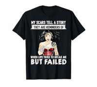 Mes Cicatrices racontent Une Histoire, ce sont des Souvenirs de Temps T-Shirt