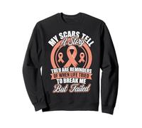 Mes cicatrices racontent une histoire Mois de la sensibilisation au cancer de l'endomètre Sweatshirt