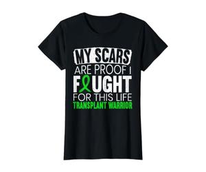 Mes Cicatrices sont la Preuve Que J'Ai combattu pour ce Guerrier de greffe de Vie T-Shirt Graphique avec Valeur, Femme, Noir, L