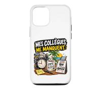 Mes Collègues Me Manquent Entre 9H Et 9H02 Coque pour iPhone 12/12 Pro