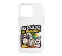 Mes Collègues Me Manquent Entre 9H Et 9H02 Coque pour iPhone 15 Pro Max
