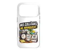 Mes Collègues Me Manquent Entre 9H Et 9H02 Coque pour iPhone 17 Pro