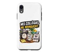 Mes Collègues Me Manquent Entre 9H Et 9H02 Coque pour iPhone XR