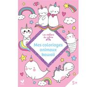 Mes coloriages animaux kawaii - Amandine Notaert - Deux Coqs D'or - broché - Document jeunesse