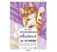 Mes coloriages au numéro - Chatons