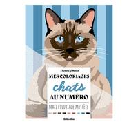 Mes coloriages chats au numéro