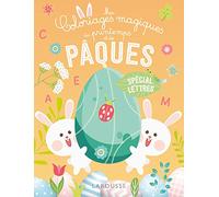 Mes coloriages magiques du printemps et de Pâques - Lettres - Collectif - Larousse - broché - Document jeunesse