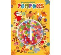 Mes coloriages pompons (Automne) - Collectif - Hemma - broché - Document jeunesse