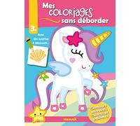 Mes Coloriages Sans Déborder Licorne