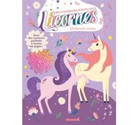 Mes coloriages scintillants - Licornes - Meilleures amies - Avec des contours pailletés à toutes les pages ! - Collectif - Hemma - broché - Document jeunesse