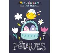 Mes coloriages tout doux - pâques - Creations Idees Book - 1 2 3 Soleil - broché - Livre-jeu