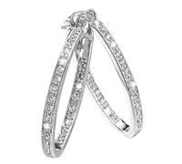 mes commandes 925 boucles d’oreilles en argent Sterling pour femmes diamant pendre boucles d’oreilles rondes bijoux hypoallergéniques cadeaux pour elle