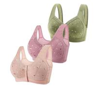 Mes Commandes, brassière Fermeture Devant, soutiengorge sans Bretelles Fille, Brassiere Sport, Brassiere Sport, soutiengorge pour Femme, Soutien Gorge sans Armature Lot de 3, Sports Bra, Sports Bra