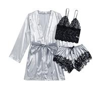 Mes Commandes Passées Ensemble Lingerie Sexy Idee Cadeau Femme Body Coquine en Maille Petite Tenue Noel Pyjama Moins Cher Chemise De Nuit Grande Taille Robe Érotique XXL Bas Blanc Porte
